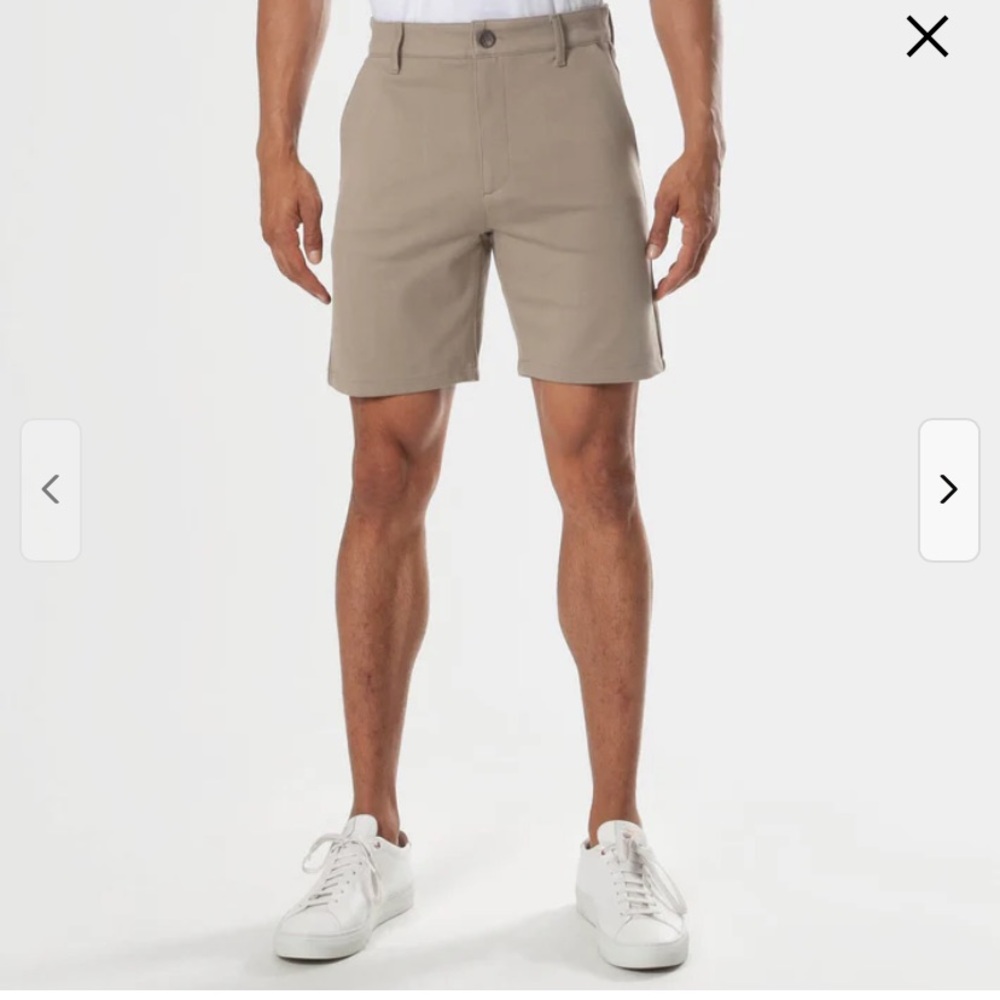True Classic Khaki Men's Comfort Knit Tan Shorts